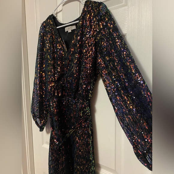 Sequins Women’s Dress Loft size Large - Picture 4 of 5